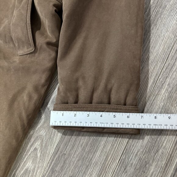 VTG Fennelli Limited Edition Womens Full Length Brown Winter Coat Size 15/16 Fur - Picture 12 of 16